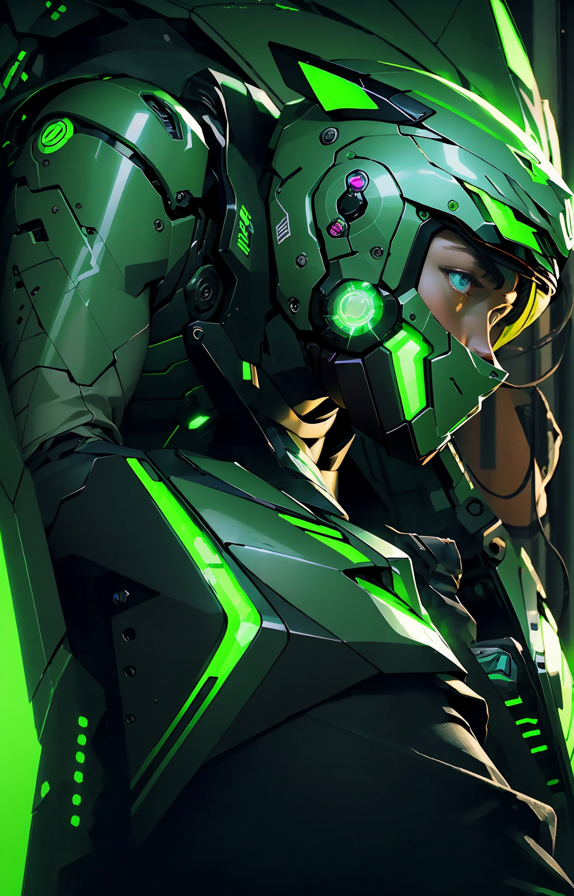 04736-2008799164-1boy,green theme, green neon light, mecha，, masterpiece, best quality,.png